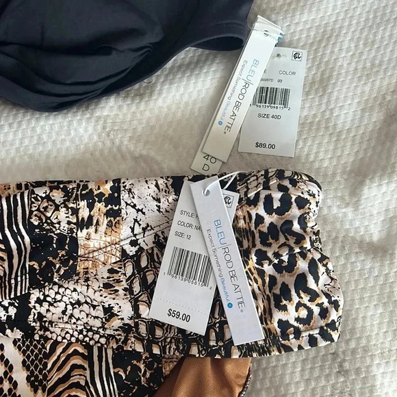 Bleu Rod Beattie Kore Underwire Molded Bikini Swim Top Size 40D and Bottom - Picture 11 of 12